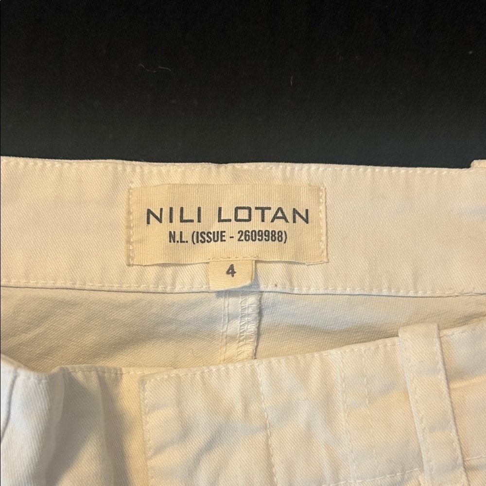 Nili Lotan Off-White Trousers